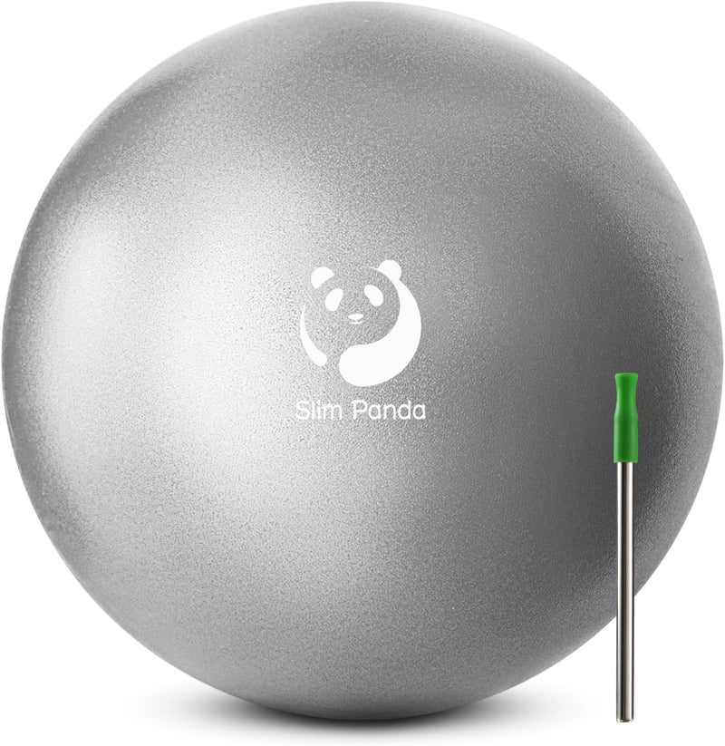 Slim Panda Pilates Ball, 9 Inch Small Exercise Ball, Anti Burst Mini Yoga Ball for Stability, Workout, Barre, Core Strength, Physical Therapy, Balance, Stretching - Image 1